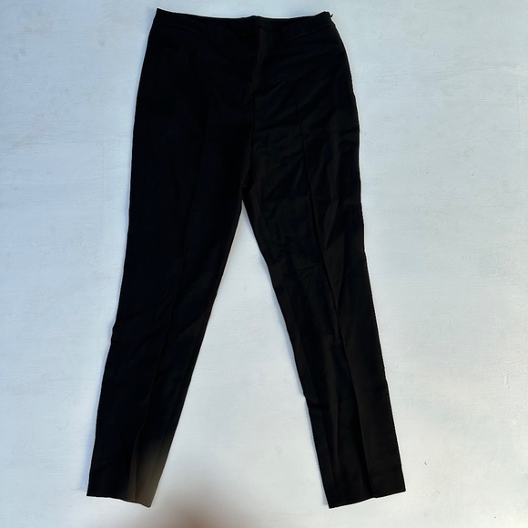 Akris Punto Black Side Zip Trouser Pants - Picture 1 of 5